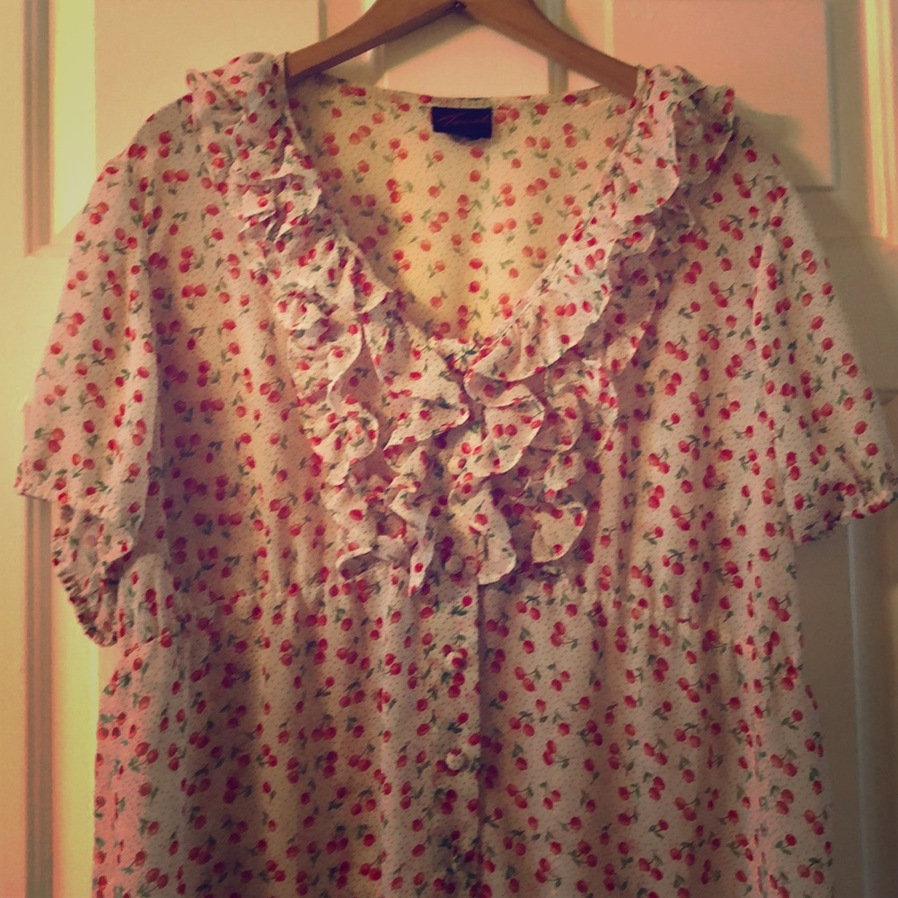 🍒 Cherry print top🍒